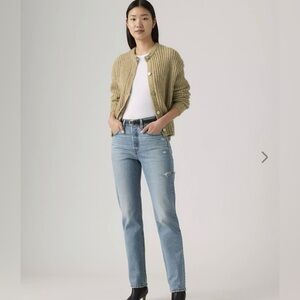 Levi’s 501 High Rise Straight Leg Size 25x30 NWT